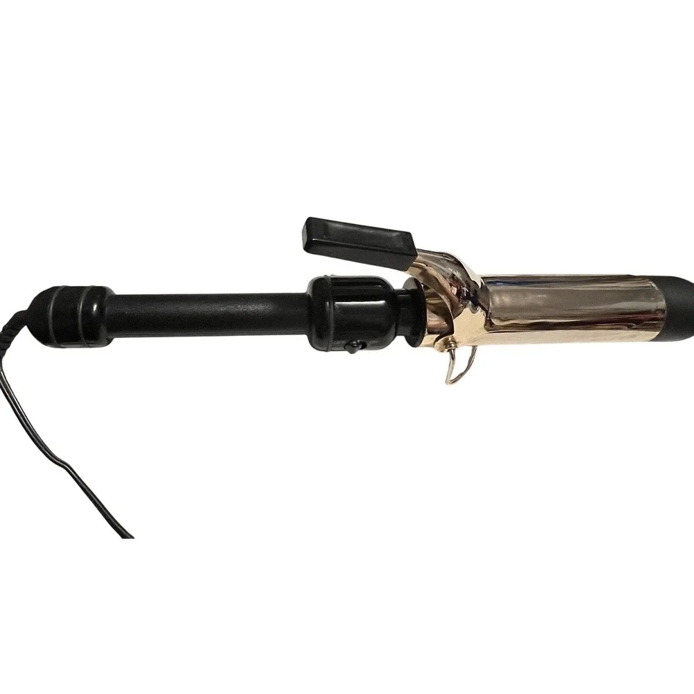 Helen of Troy Professional Gold Series Curling Iron Gold Black 1.5 Inch Barrel